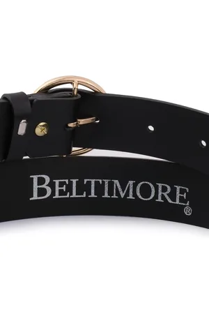 Beltimore Pasek skórzany czarny B80 r.95-110 cm