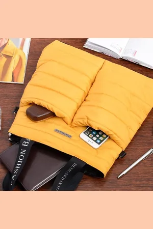 Beltimore Shopperka sportowa A4 W89 musztardowa