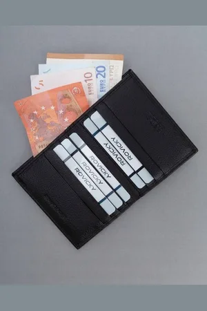 4U Cavaldi Skórzane etui na karty z systemem RFID