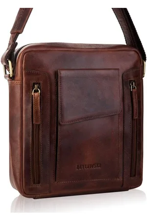 Betlewski Torba męska VINTAGE Brązowy