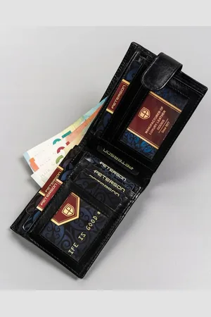 Peterson Portfel męski PTN 22301L-VT-E czarny
