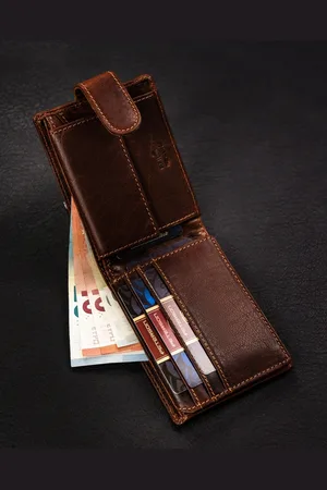 Peterson Portfel skórzany PTN WL-1012L c. brązowy