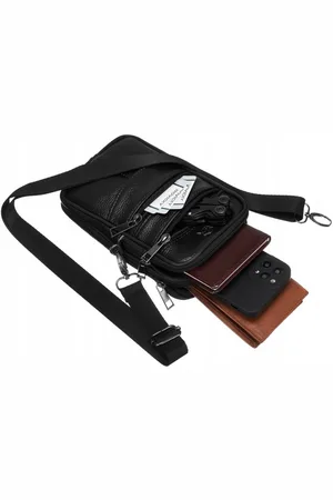 ROVICKY Mini torebka-saszetka R-13207-S czarna