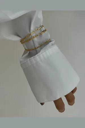 SOTHO Srebrna łańcuchowa bransoletka