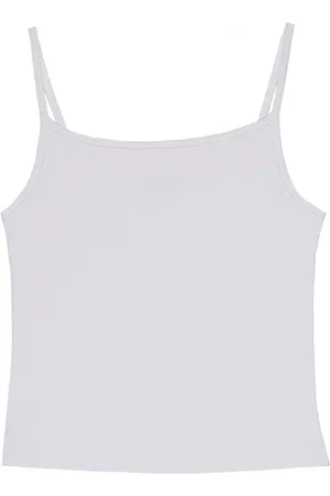 4F Bezrękawnik, crop-top damski SS23TTSHF346