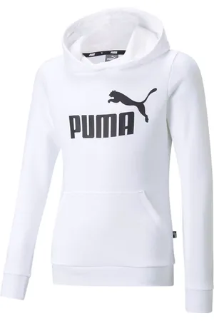 PUMA Bluza dziewczęca Essentials Logo Youth Hoodie