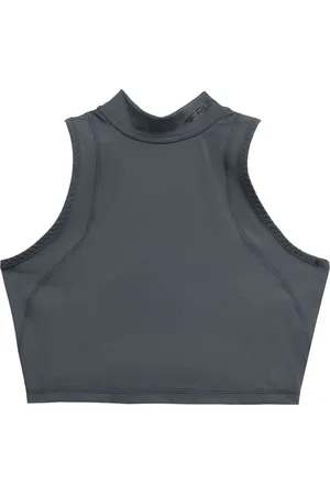 4F Bezrękawnik, crop-top damski SS23TFTSF150