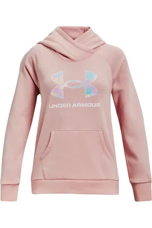 Under Armour Bluza dziewczęca Rival Fleece Core Logo Hoodie