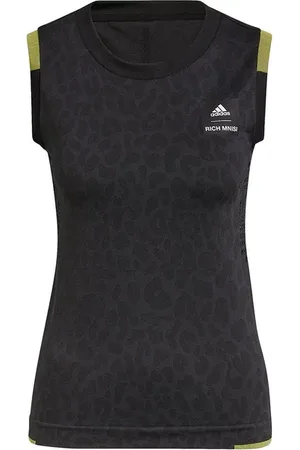 adidas Bezrękawnik, top damski Rich Mnisi Primeknit Tank Top