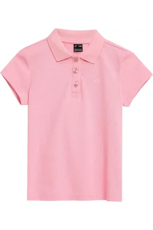 4F Koszulka dziewczęca polo JSS23TTSHF281