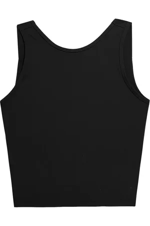 4F Bezrękawnik, crop-top damski SS23TTSHF716