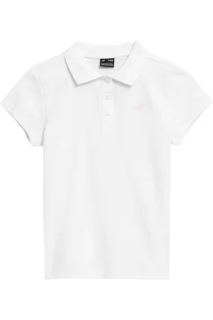 4F Koszulka dziewczęca polo JSS23TTSHF281