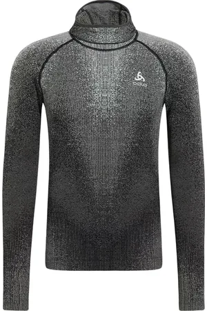Odlo Longsleeve męski z kominiarką Top Facemask Performance Warm Blackcomb