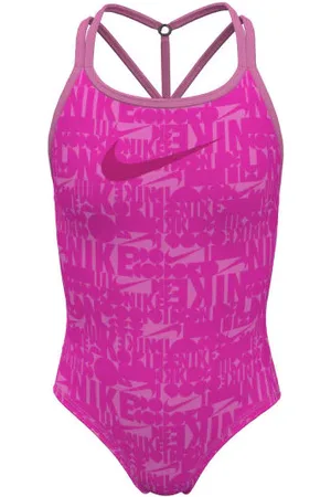 Nike Strój kąpielowy dziewczęcy T-Crossback One Piece Fier