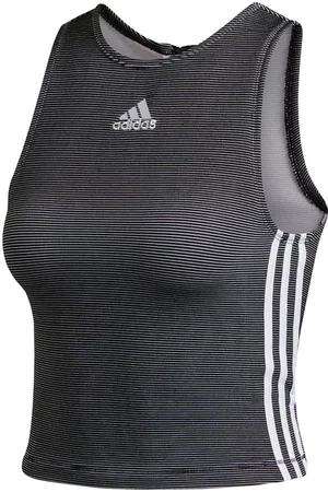 adidas Top damski Zippable Ribbed Tank