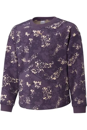 PUMA Bluza młodzieżowa Alpha AOP Crew Dots