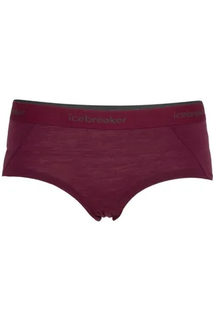Icebreaker Bokserki damskie Sprite Hot Pants Redwood