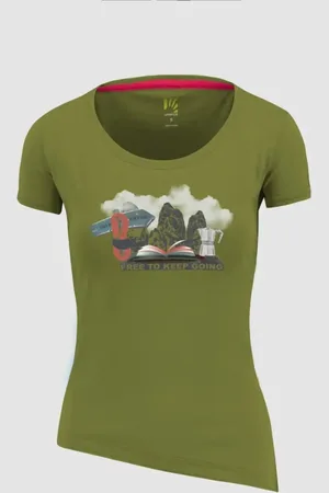 Karpos Bawełniana koszulka damska W T-Shirt Anemone Evo zielona