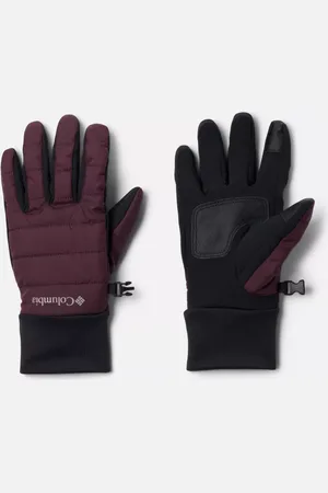 Columbia Rękawiczki damskie Powder Lite II Glove bordowo-czarne