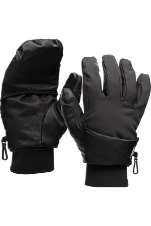 Black Diamond Rękawice Wind Hood Softshell Gloves Smoke r. S