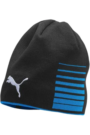 PUMA Czapka bawełniana beanie LIGA niebieska