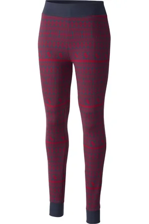 Columbia Legginsy damskie Holly Peak™ Jacquard Legging India Ink bordowe