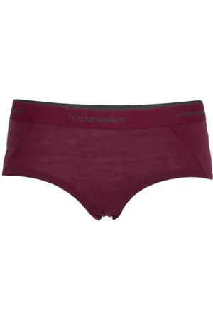 Icebreaker Bokserki damskie Sprite Hot Pants Redwood