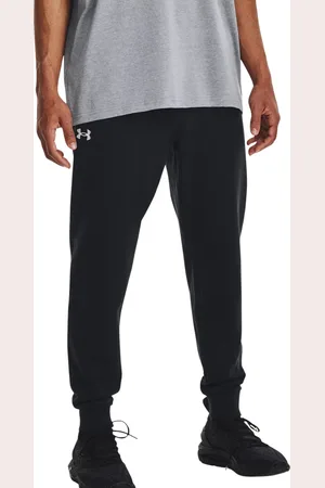Under Armour Spodnie dresowe męskie joggery Rival Fleece czarne