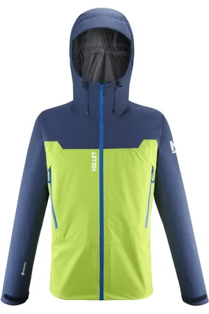 Millet Kurtka przeciwdeszczowa męska Kamet Light GTX Jacket zielono-niebieska