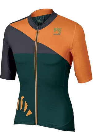 Karpos Koszulka MTB męska Verve Jersey deep teal / orange fluo/ dark grey r. L
