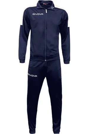 Givova Dres męski komplet spodnie i bluza TR033 granatowy/