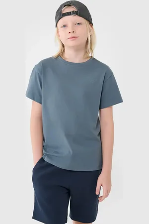 4F Koszulka bawełniana t-shirt dla chłopca JWSS25TTSHM2324