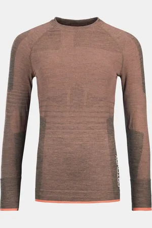 ORTOVOX Koszulka damska 230 Competition Long Sleeve brązowa