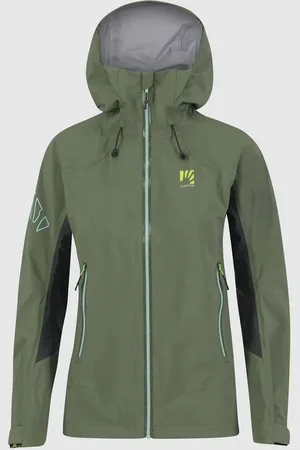 Karpos Damska kurtka przeciwdeszczowa Storm Evo W Jacket zielona