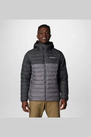 Columbia Kurtka męska Powder Lite™ II Hooded Jacket City Grey / Shark