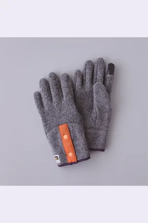 Elmer by Swany Elmer rękawice Eco Wool Fleece 5 Fingers Charcoal