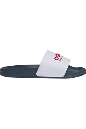 adidas Klapki gumowe wodoodporne unisex II0017 białe/granatowe