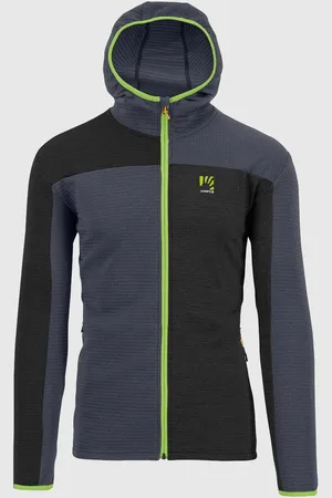 Karpos Bluza męska z kapturem Nuvolau Fleece czarno-szara