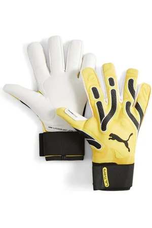 PUMA Rękawice bramkarskie meczowe Ultra Ultimate Hybrid żółte