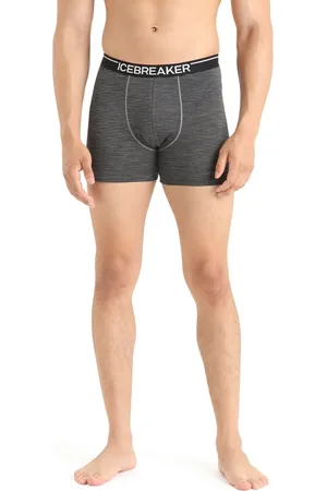 Icebreaker Bokserki męskie Mens Anatomica Boxers Gritstin Heather