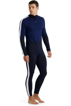 Icebreaker Leginsy męskie M 200 Sonebula Leggings midnight navy / snow r. S