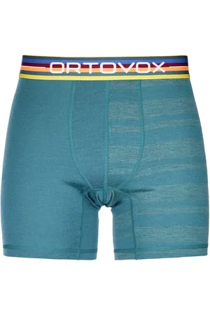 ORTOVOX Bokserki męskie 185 Rock&#039;N&#039;Wool Boxers M pacific green