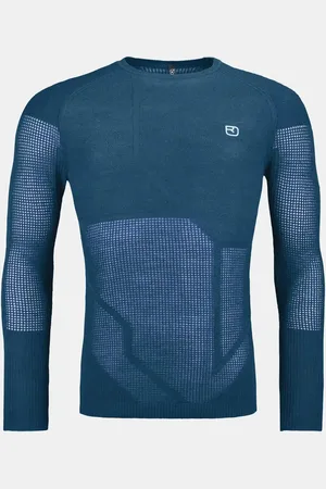 ORTOVOX Bluza męska Merino Thermovent niebieska