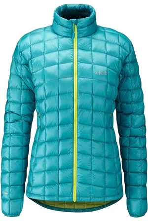 Rab Kurtka puchowa damska CONTINUUM JKT TASMAN/CHARTREUSE