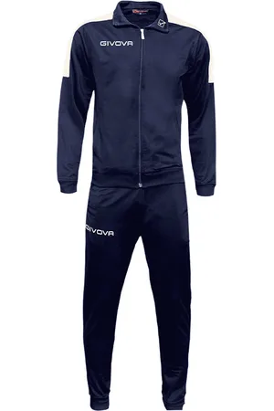 Givova Dres męski komplet spodnie i bluza TR033 granatowy/