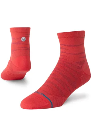 Stance Skarpetki damskie Ridge Quarter czerwone