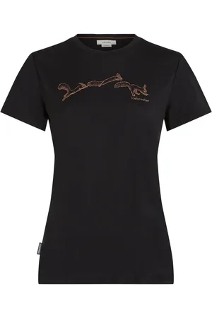 Icebreaker Koszulka damska Merino 150 Tech Lite SS T-Shirt Airbourne Squirrel czarna