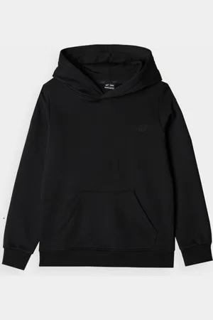 4F Bluza z kapturem dla chłopca JWSS25TSWSM1859 czarna