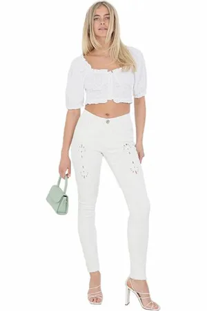 Brave Soul SYDNEY Kobiety Skinny Fit Jeansy LJN-398SYDNEY