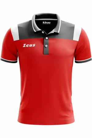 Zeus Vesuvio Mężczyźni Koszulka polo szary